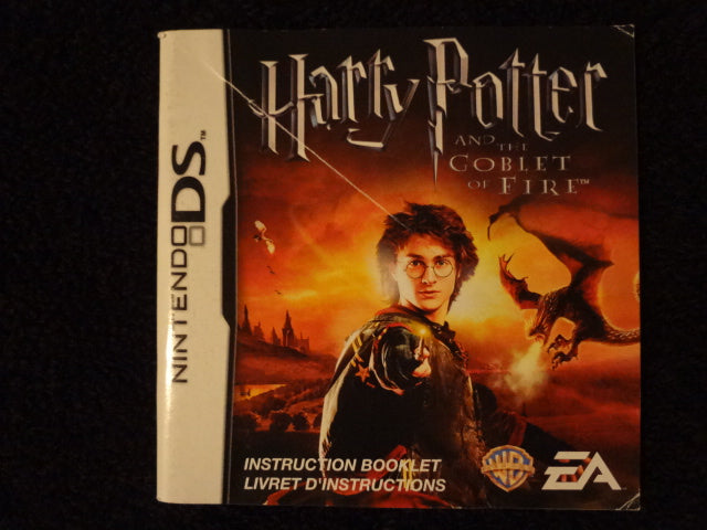Harry Potter And The Goblet Of Fire Instruction Booklet Nintendo DS