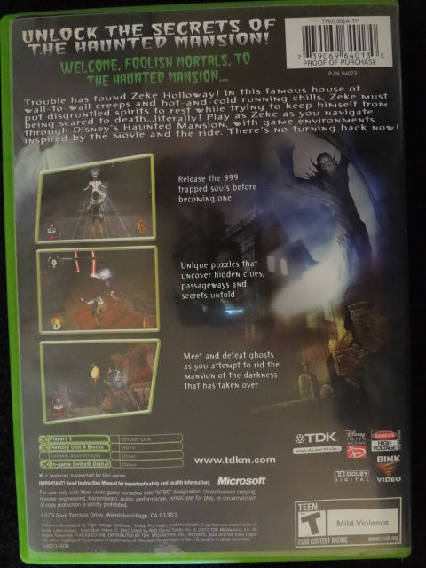 Haunted Mansion Xbox