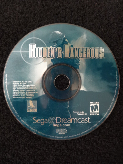 Hidden And Dangerous Sega DreamCast