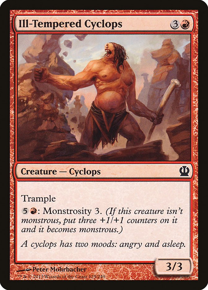 ILL-Tempered Cyclops Magic The Gathering Theros