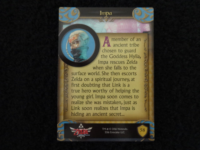 Impa Enterplay 2016 Legend Of Zelda Collectable Trading Card Number 58