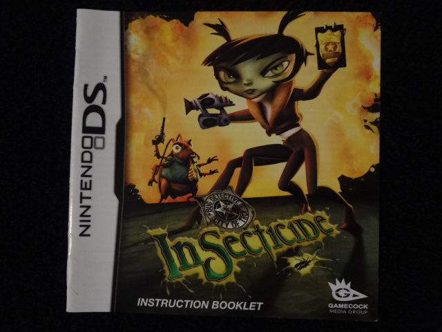 Insecticide Instruction Booklet Nintendo DS