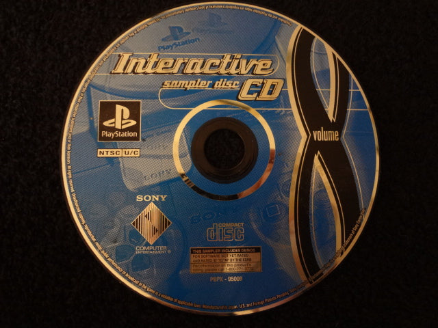 Interactive CD Sampler Disc Volume 8 Sony PlayStation