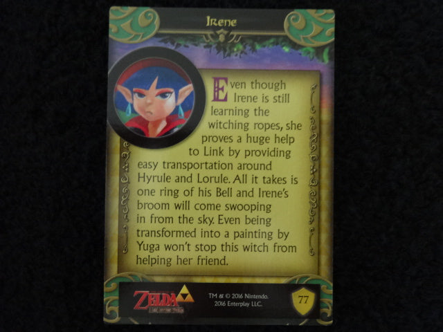 Irene Enterplay 2016 Legend Of Zelda Collectable Trading Card Number 77