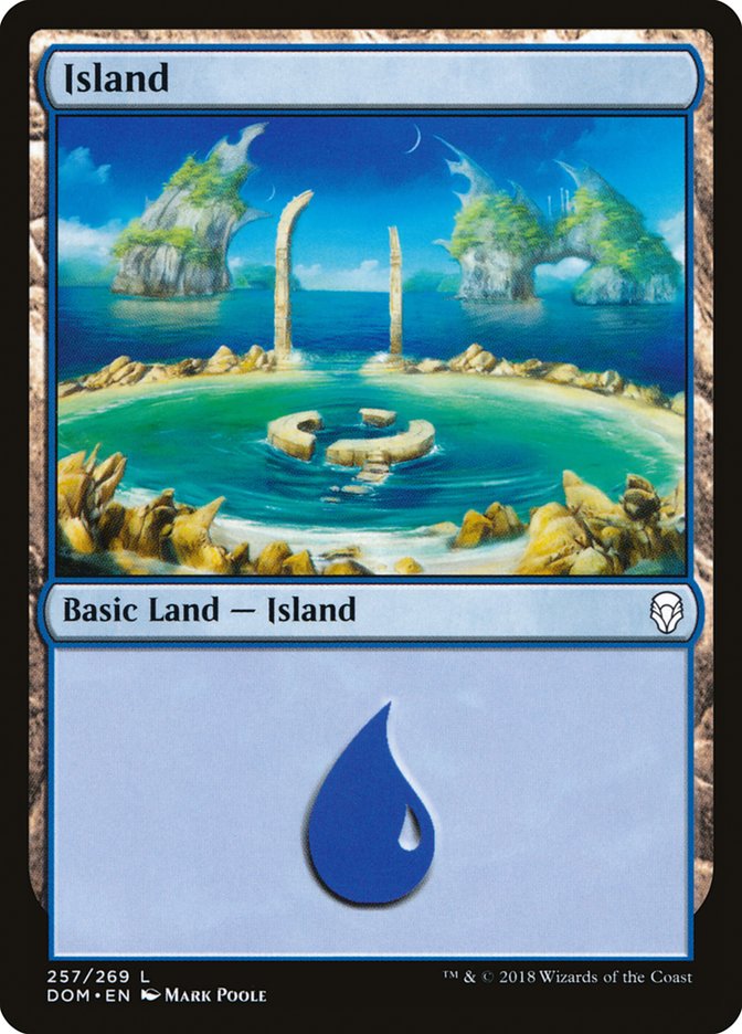 Island Magic The Gathering Dominaria DOM-257