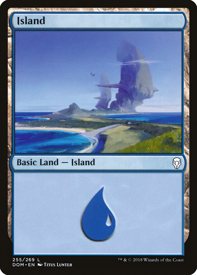 Island Magic The Gathering dominaria Dom-255