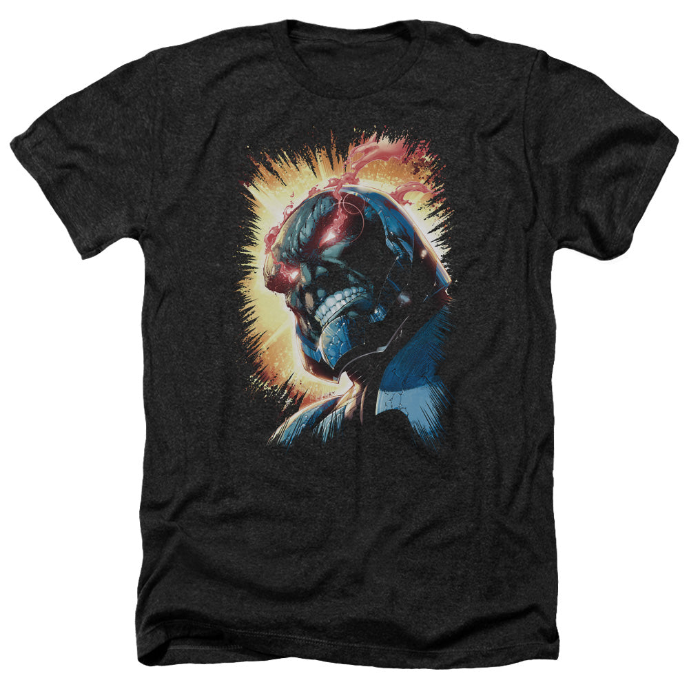 Justice League Of America Darkseid Is Adult Size Heather Style T-Shirt Black
