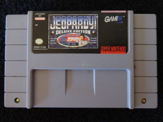 Jeopardy Deluxe Edition Super Nintendo