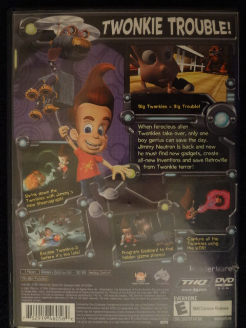 Jimmy Neutron Attack of the Twonkies Sony PlayStation 2