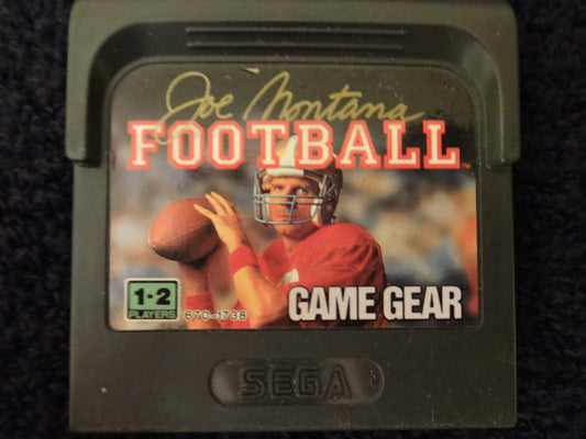 Joe Montana Foorball Sega Game Gear