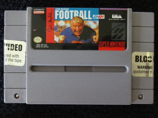 John Madden Football Super Nintendo