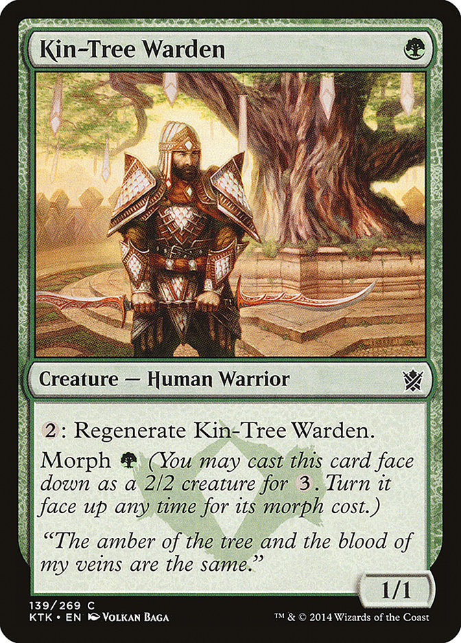 Kin-Tree Warden Magic The Gathering Khans of Tarkir