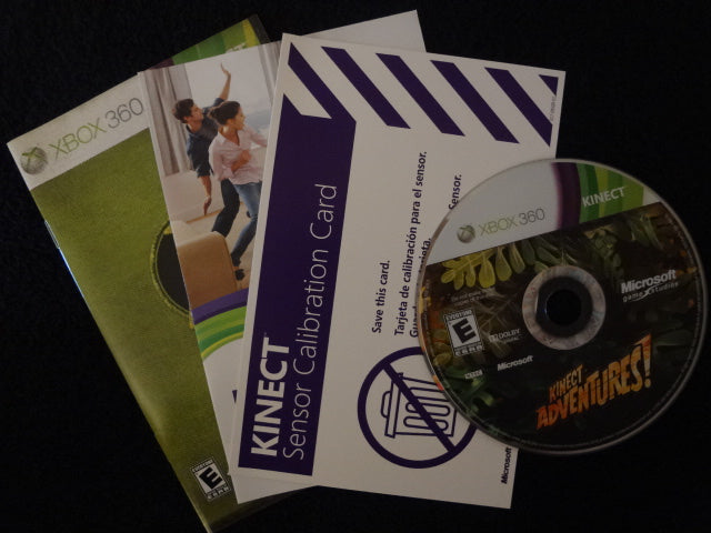 Microsoft Kinect XBOX 360 Games Kinect Adventures & Just Dance 3) Free  Shipping