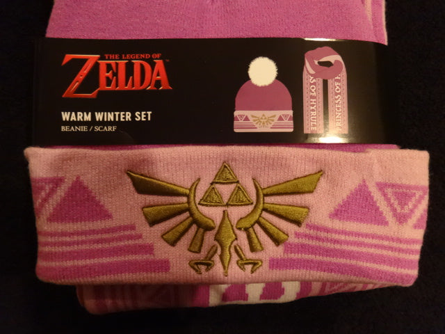 Legend Of Zelda Priness Of Hyrule Knit Hat And Scarf