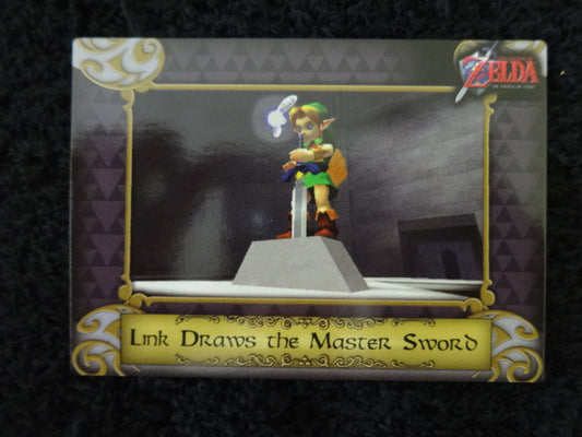 Link Draws the Master Sword Enterplay 2016 Legend Of Zelda Collectable Trading Card Number 17