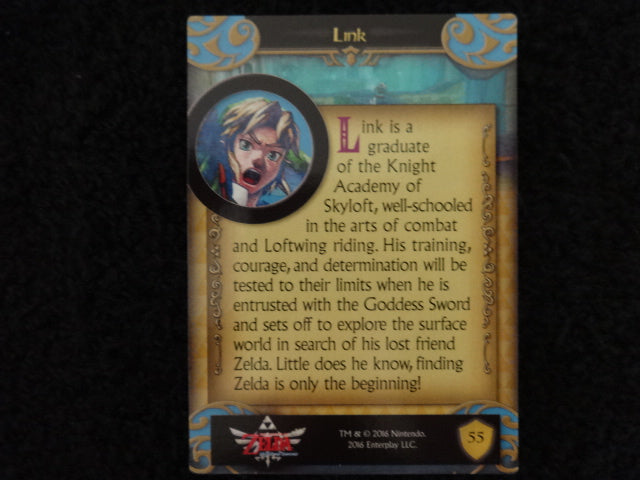 Link Enterplay 2016 Legend Of Zelda Collectable Trading Card Number 55