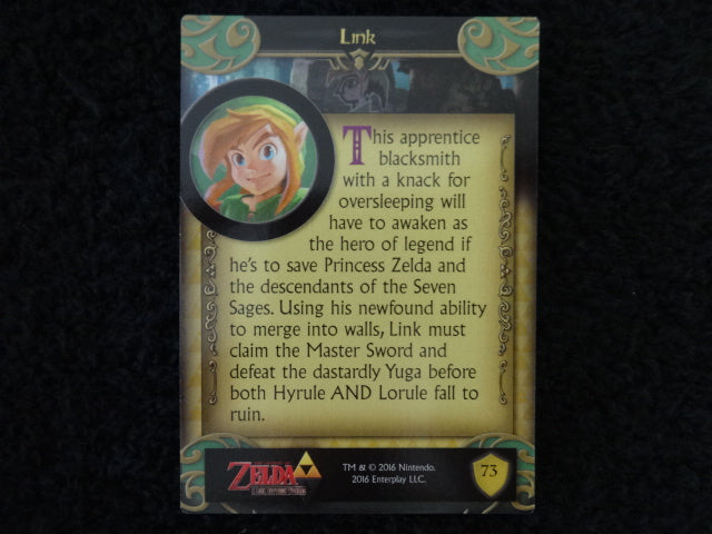 Link Enterplay 2016 Legend Of Zelda Collectable Trading Card Number 73