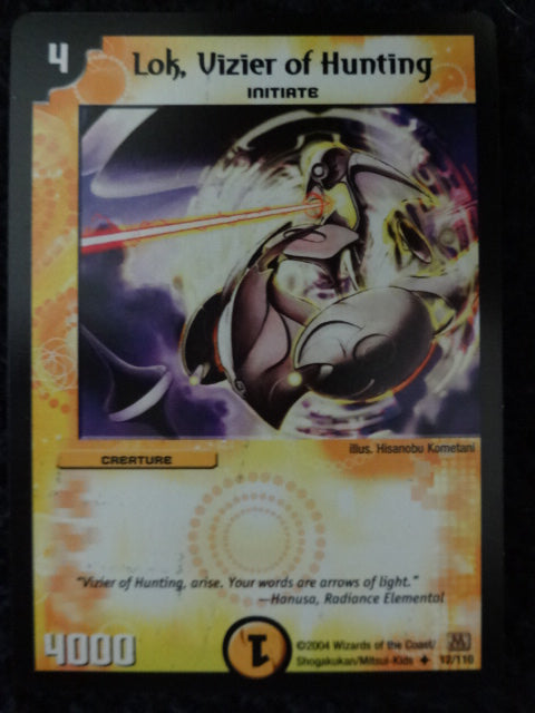 Lok Vizier of Hunting Duel Masters Trading Card