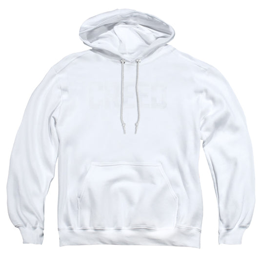 CREED : CRACKED LOGO ADULT PULL OVER HOODIE White LG