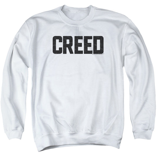 CREED : CRACKED LOGO ADULT CREW SWEAT White LG