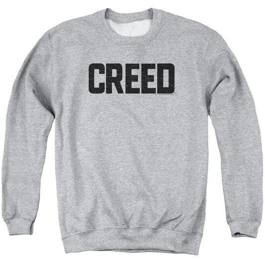 CREED : CRACKED LOGO ADULT CREW SWEAT Athletic Heather MD