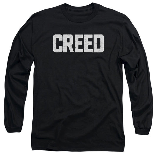 CREED : CRACKED LOGO L\S ADULT T SHIRT 18\1 Black MD
