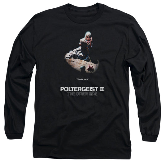 POLTERGEIST II : POSTER L\S ADULT T SHIRT 18\1 Black SM