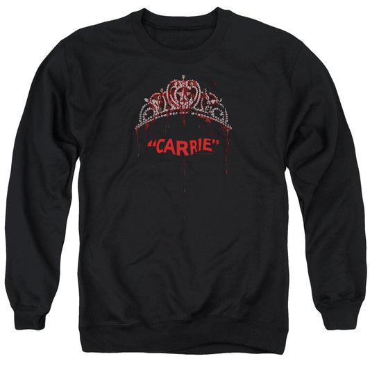 CARRIE : PROM QUEEN ADULT CREW SWEAT Black LG