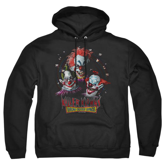 KILLER KLOWNS FROM OUTER SPACE : KILLER KLOWNS ADULT PULL OVER HOODIE Black MD