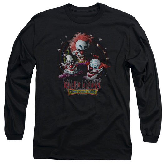 KILLER KLOWNS FROM OUTER SPACE : KILLER KLOWNS L\S ADULT T SHIRT 18\1 Black 2X