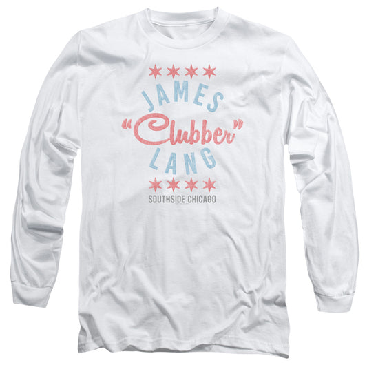 ROCKY III : CLUBBER L\S ADULT T SHIRT 18\1 White 2X