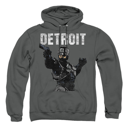 ROBOCOP : DETROIT ADULT PULL OVER HOODIE Charcoal LG