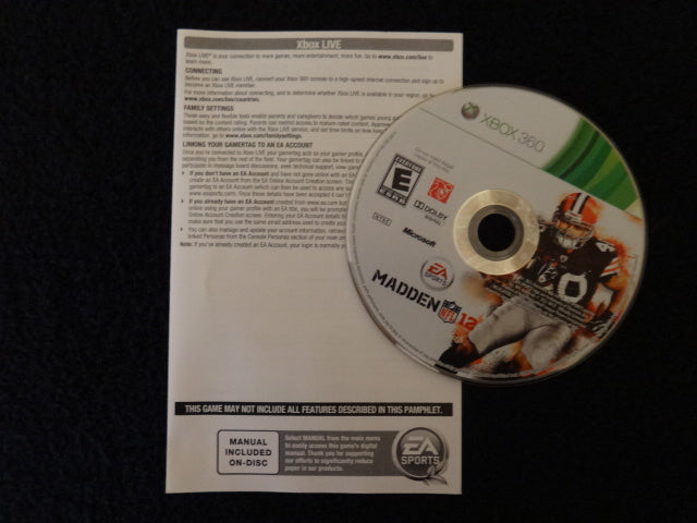 Madden 12 Microsoft Xbox 360