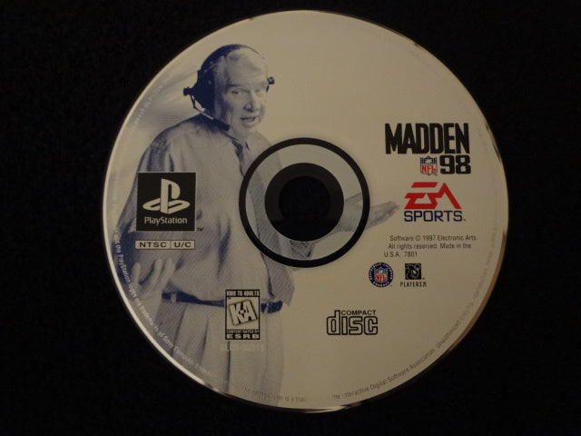 Madden '98 Sony PlayStation
