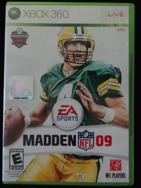 Madden NFL 09 Microsoft Xbox 360