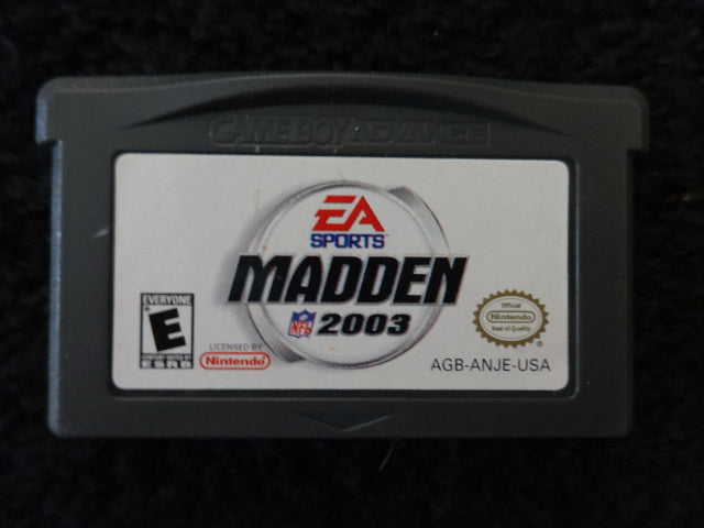 Madden NFL 2003 Nintendo Game Boy Advance