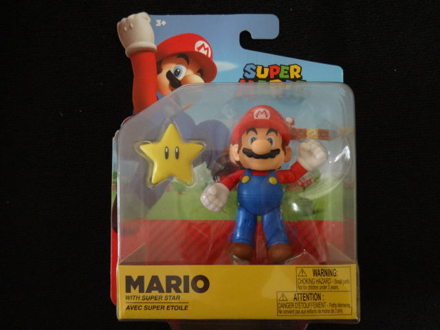 Mario With Super Star World Of Nintendo 4 Inch