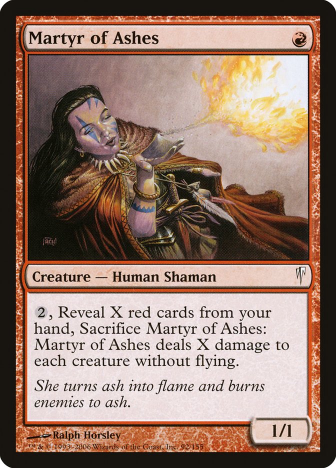 Martyr of Ashes Magic The Gathering Coldsnap