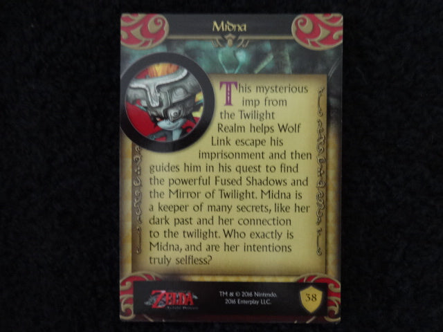 Midna Enterplay 2016 Legend Of Zelda Collectable Trading Card Number 38