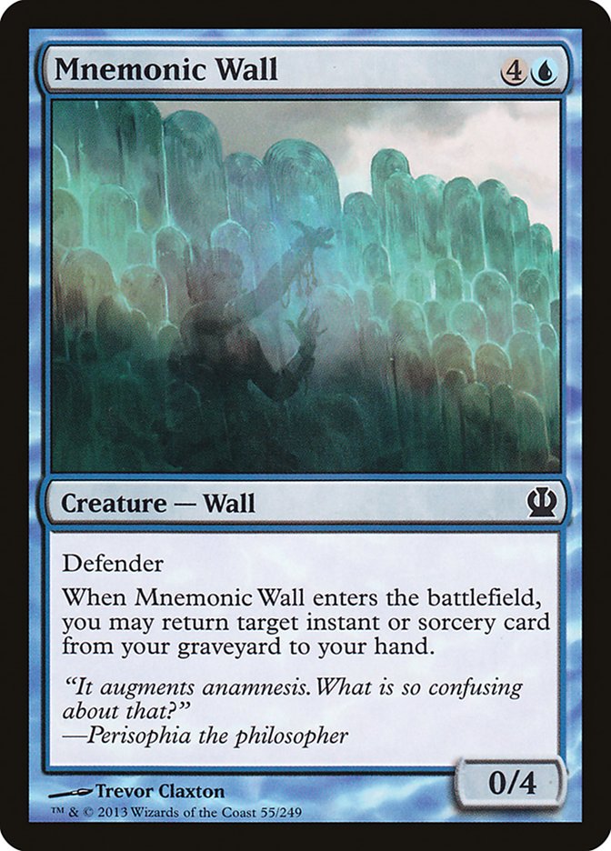 Mnemonic Wall Magic The Gathering Theros