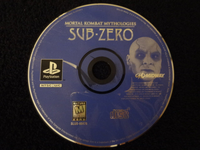 Mortal Kombat Mythologies Sub Zero Sony PlayStation