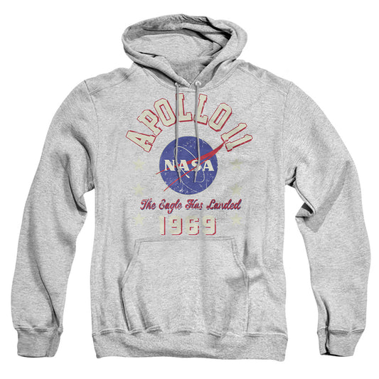 NASA : 1969 1 ADULT PULL OVER HOODIE Athletic Heather LG