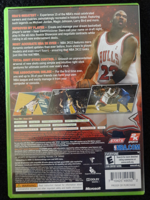 NBA 2K12 Microsoft Xbox 360