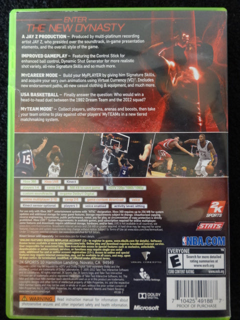 NBA 2K13 Microsoft Xbox 360