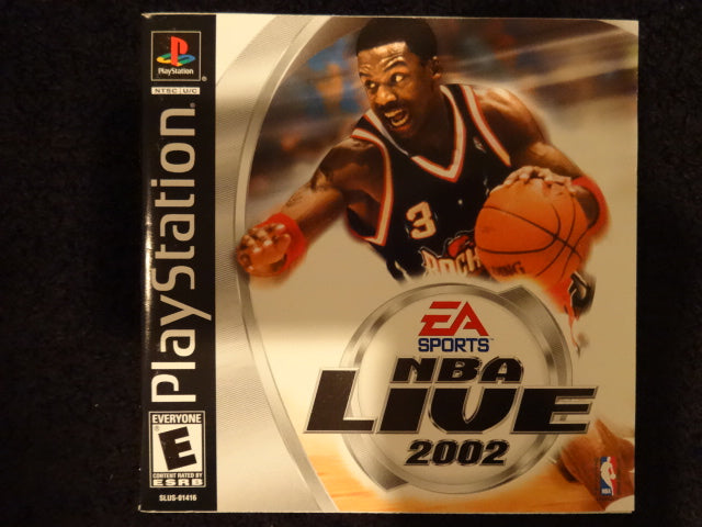 NBA Live 2002 Instruction Booklet Sony PlayStation