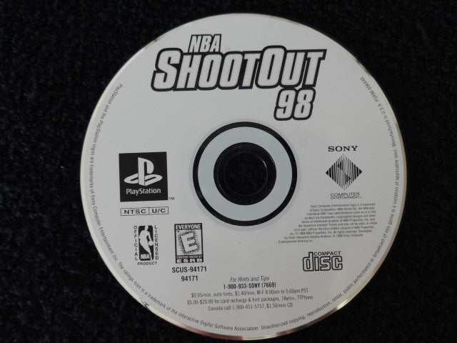 NBA ShootOut '98 Sony PlayStation