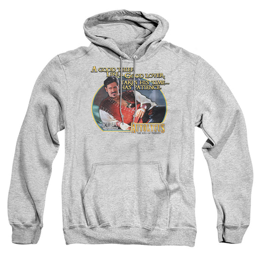 XENA : A GOOD THIEF ADULT PULL OVER HOODIE Athletic Heather 2X