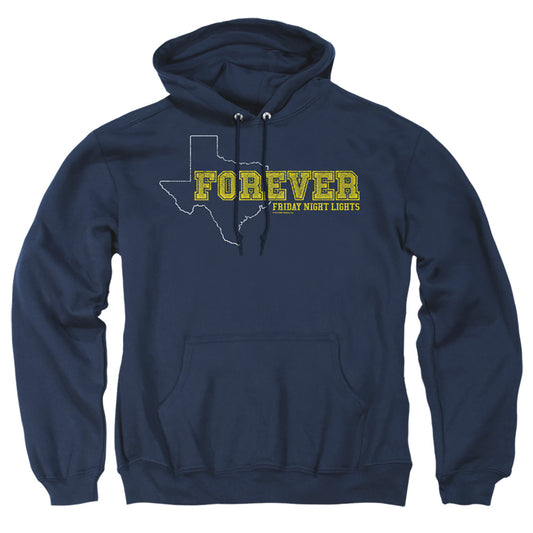 FRIDAY NIGHT LIGHTS : TEXAS FOREVER ADULT PULL OVER HOODIE Navy LG