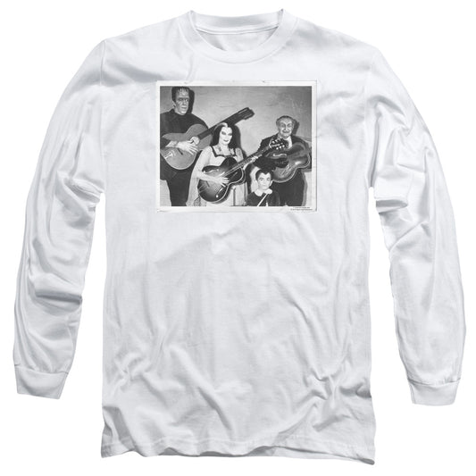 MUNSTERS : PLAY IT AGAIN L\S ADULT T SHIRT 18\1 WHITE 2X