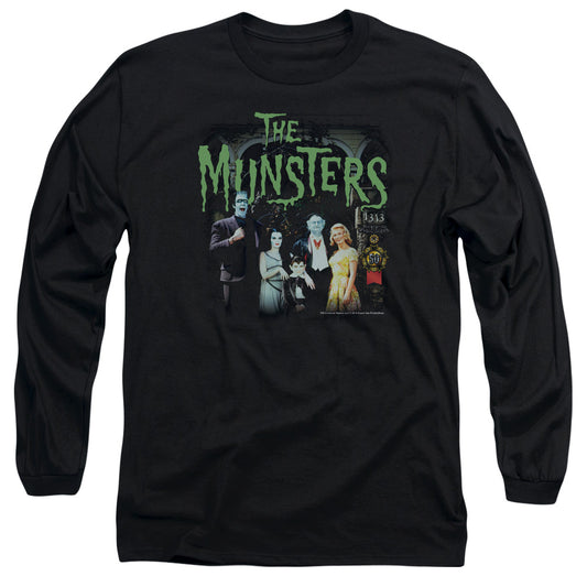 MUNSTERS : 1313 50 YEARS L\S ADULT T SHIRT 18\1 Black MD